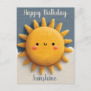 Recherche de visage du soleil cartes postales Heureux
