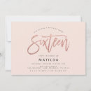 Search for surprise sweet 16 invitations Elegant
