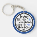Search for the thin blue line keychains Officer