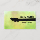 Search for guitar teacher business cards Profession