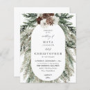 Search for elegant christmas wedding invitations Modern
