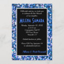 Recherche de confetti bar bat mitzvah invitations Argent