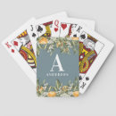 Search for botanical playing cards Rustic