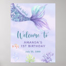 Search for mermaid party posters Watercolor