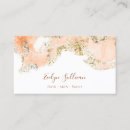 Search for peach business cards Beauty salon