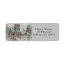 Search for st nicholas return address labels Santa claus