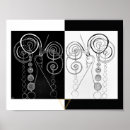 Recherche de dualité posters Noir et blanc