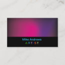 Recherche de artiste peintre cartes visite Abstrait