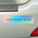 Search for love wins bumper stickers Lgbt