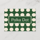 Search for polka dot business cards Professional