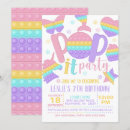 Recherche de pop it party invitations Pour enfants