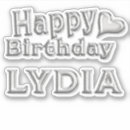 Search for lydia stickers Birthday
