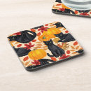 Search for pumpkin barware Black cat