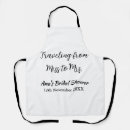 Search for mr and mrs aprons Bridal shower