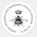Search for crown return address labels Queen bee