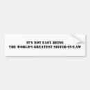 Search for sister bumper stickers Humour