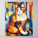 Search for abstract cat posters Feline