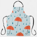 Search for rain drops aprons Blue