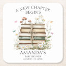 Search for a new beginning barware Watercolor floral