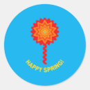 Search for happy spring stickers Flower