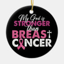 Search for fighter round ornaments Breast cancer