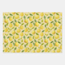 Search for yellow lemon wrapping paper Citrus fruit