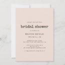 Search for typewriter font invitations Modern