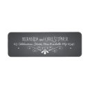 Search for chalkboard return address labels Trendy