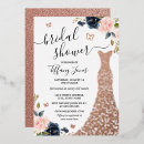 Search for navy and gold bridal shower invitations Watercolor