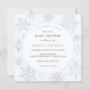 Recherche de blue snowflake baby shower invitations Neige
