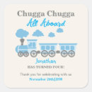 Search for any age birthday party stickers Thank you