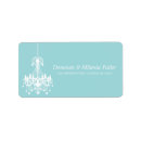 Search for chandelier return address labels White
