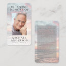 Search for memorial business cards In loving memory