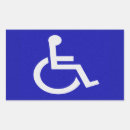 Search for disability rectangle stickers Disabled