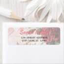 Search for 21st birthday return address labels Floral