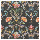 Recherche de damassé baroque Noir