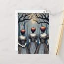 Recherche de trois arbres cartes postales Vintage