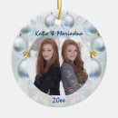 Search for silver ornaments Blue and silver