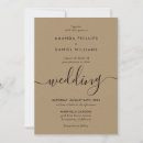 Search for brown kraft paper wedding invitations Simple