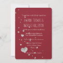 Search for red white silver invitations Chic