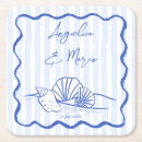 Search for beach wedding coasters Seashells