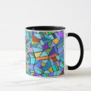 Search for stained glass abstract mugs Mosaic