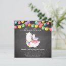 Search for llama fiesta baby shower invitations Chalkboard