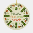 Search for vegetarian ornaments Illustration