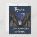 Search for author cards invites Reading