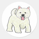 Search for westie stickers White terrier