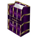 Search for purple and gold gift bags Elegant