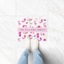 Search for flamingo doormats Tropical pattern