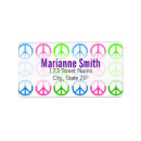 Search for peace love return address labels Classic