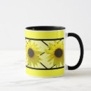 Search for sunflower yellow mugs Yellow and black